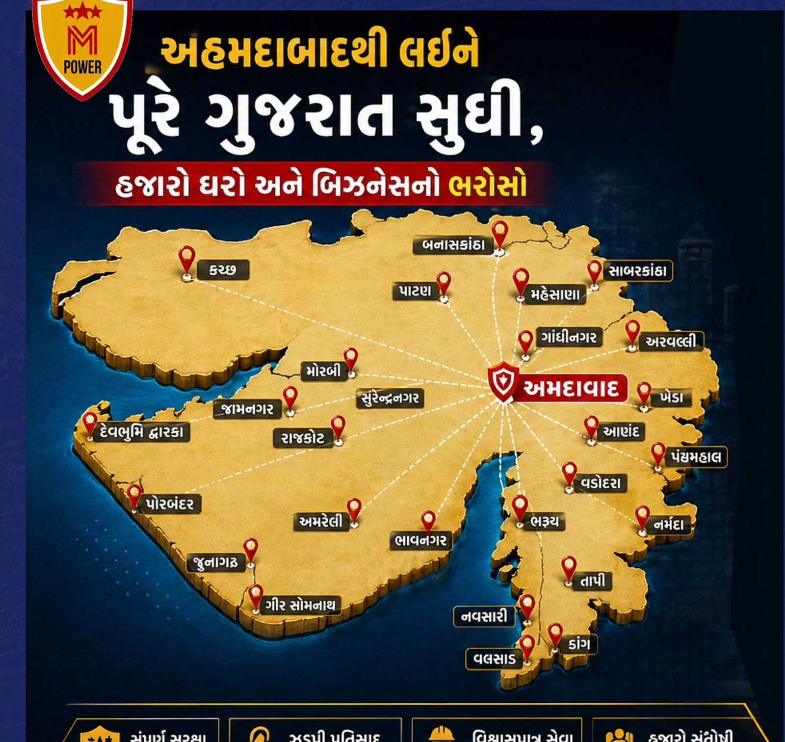 Gujarat Coverage Map